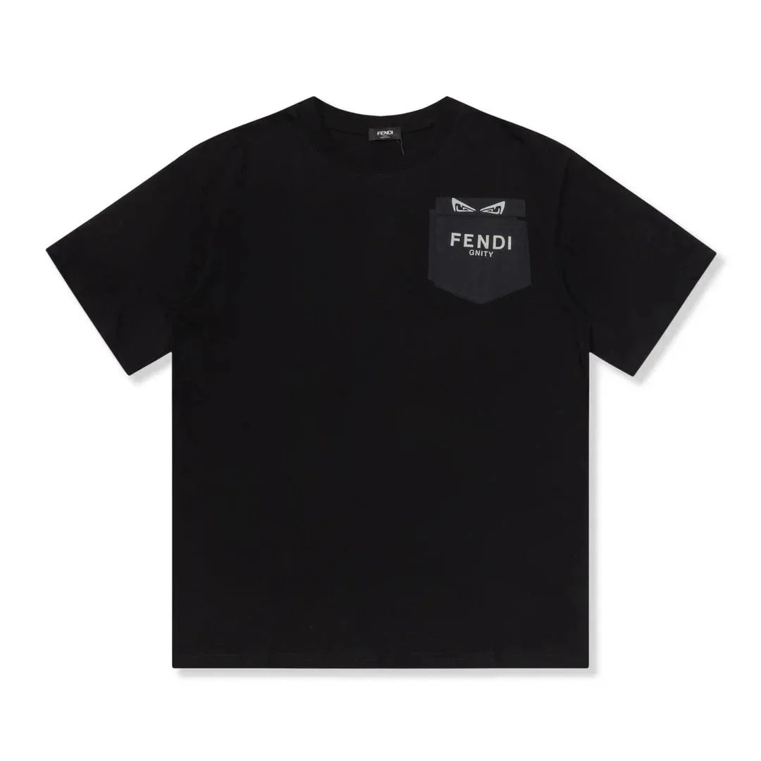 Fendi T-Shirts Short-Sleeve Graphic — 28