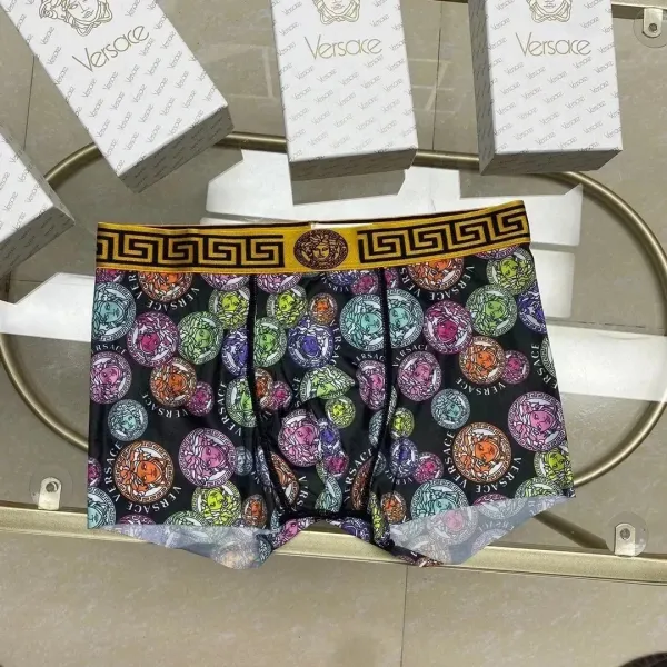 Versace Medusa Print Boxer Briefs Multicolor Underwear - 6