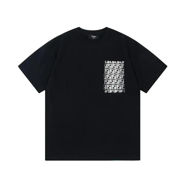 Fendi T-Shirts Short-Sleeve Graphic product detail image 9