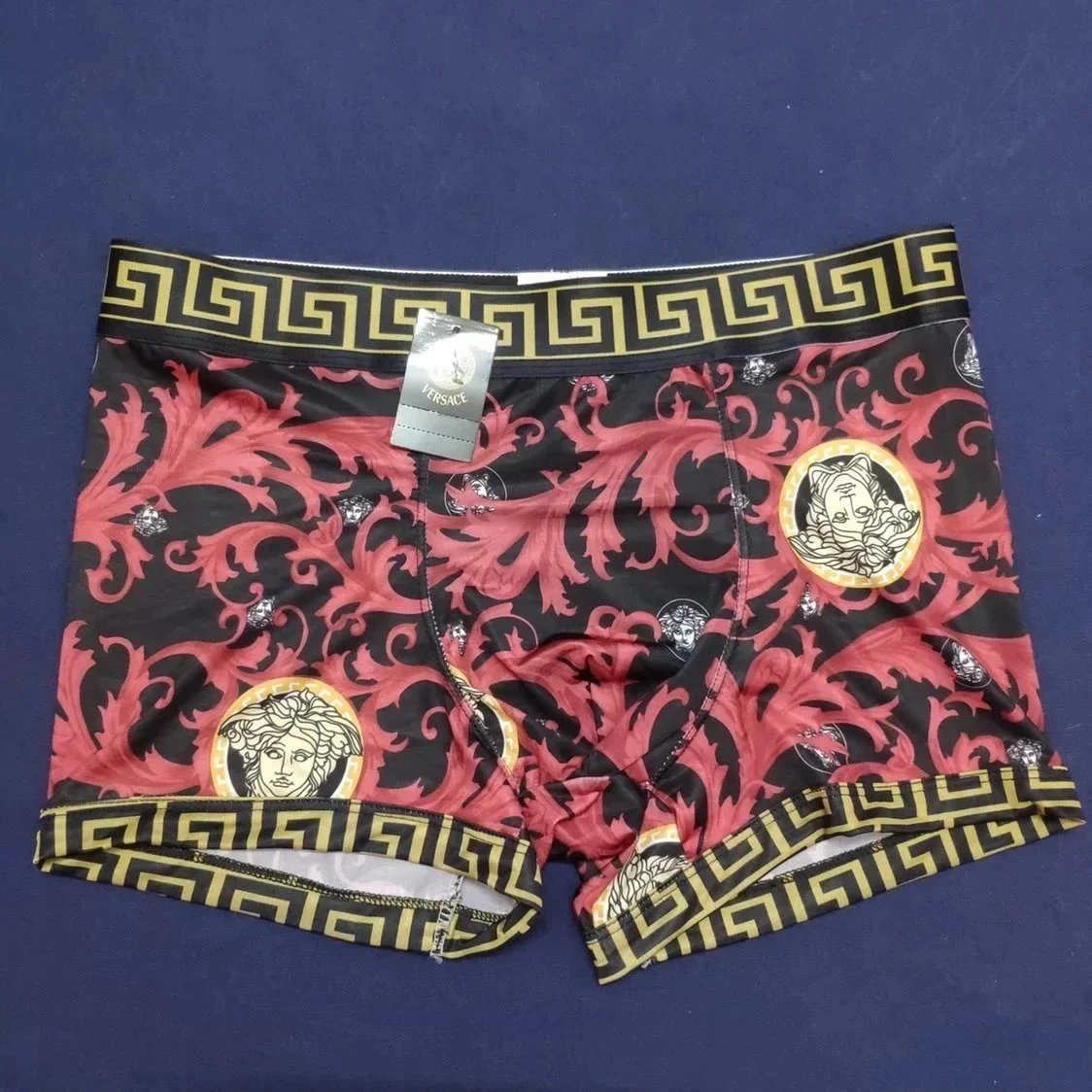 Versace Underwear Men's Baroque Medusa Print Boxer Briefs, 3-Pack image 2