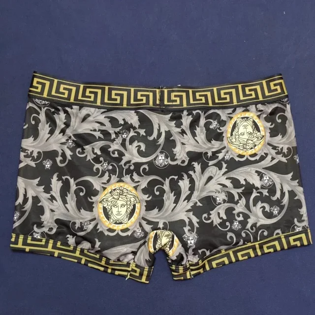 Versace Underwear Men's Baroque Medusa Print Boxer Briefs, 3-Pack product detail image 6