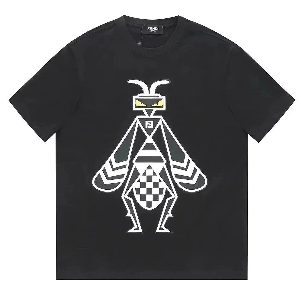Fendi T-Shirts Short-Sleeve Graphic — 24