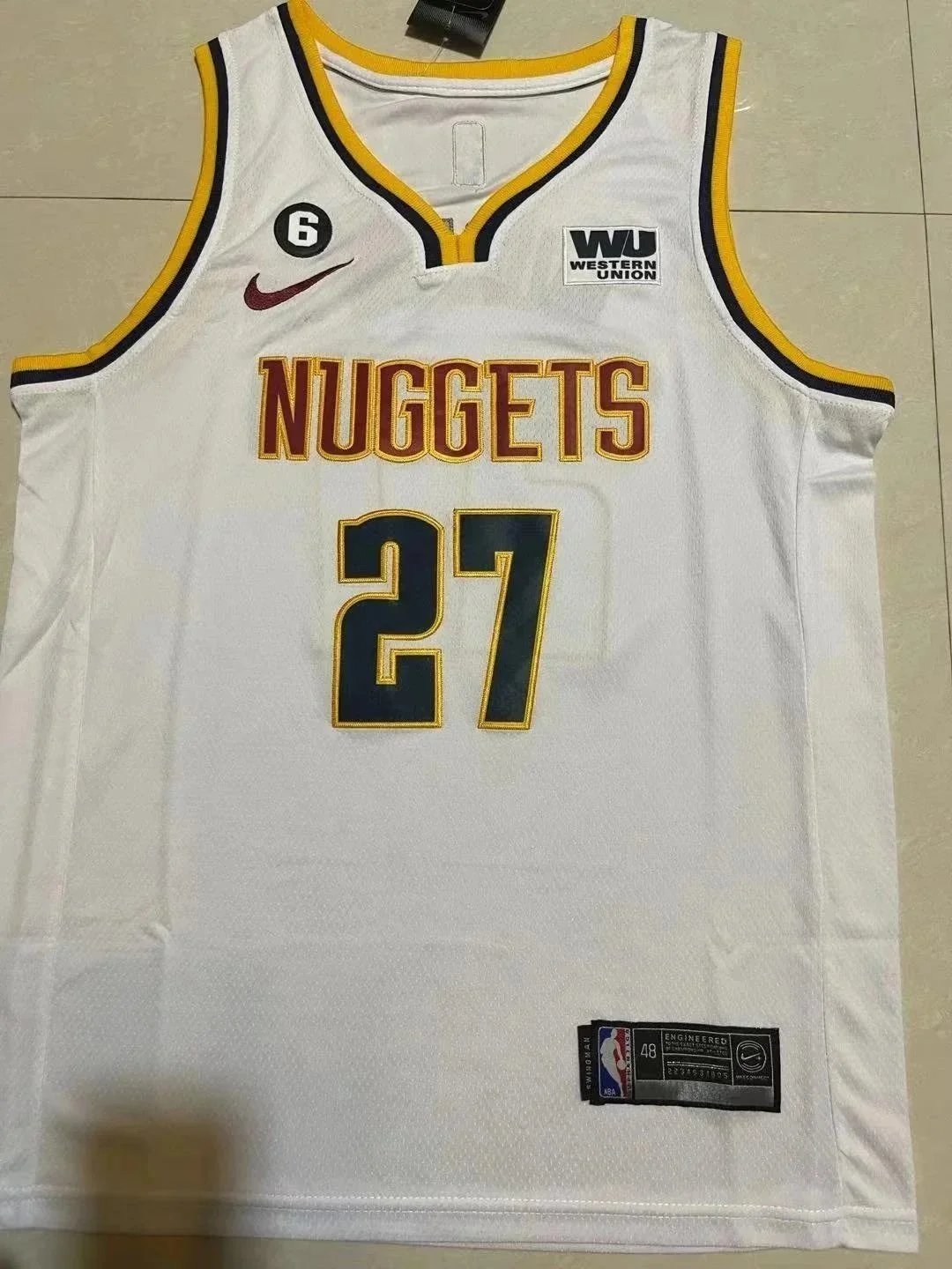 Mitchell & Ness Denver Nuggets Rainbow City Edition Jersey Black - 4