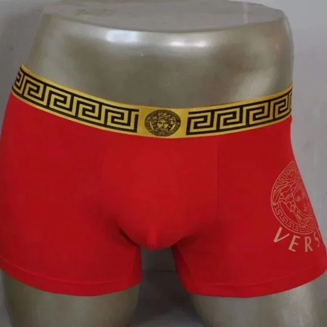 Versace Underwear Men's Medusa and Greek Key Boxer Briefs product detail image 7