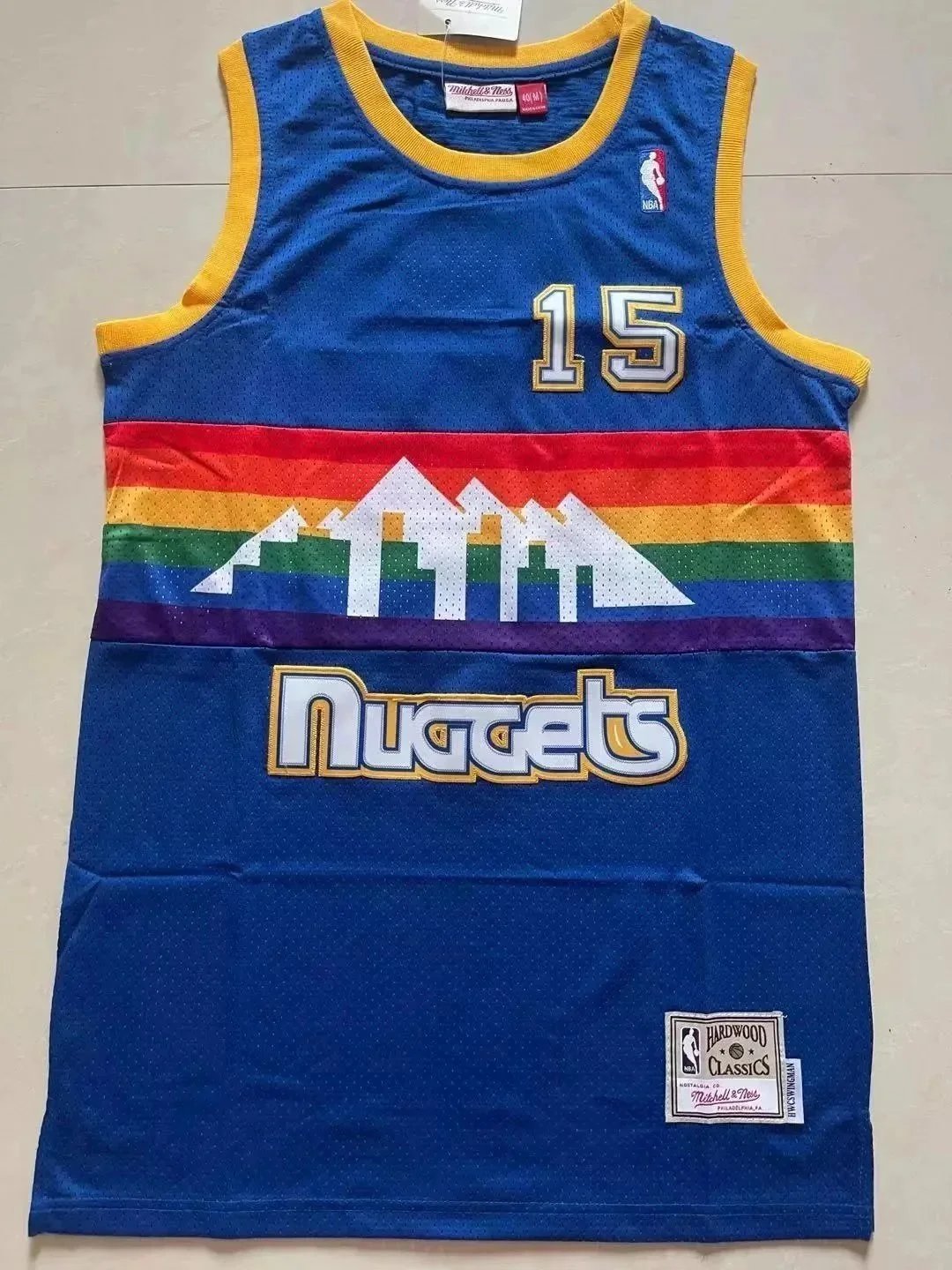 Mitchell & Ness Denver Nuggets Rainbow City Edition Jersey Black - 5