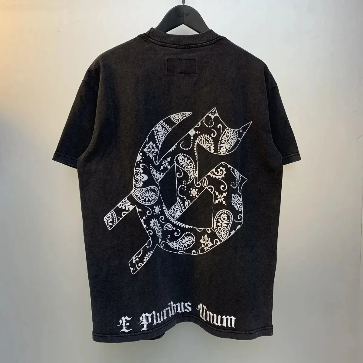 Godspeed Graphic Print Black Oversized T-Shirt - 25