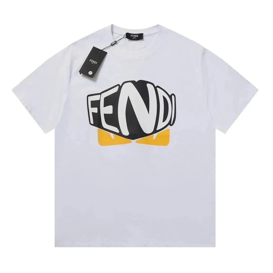 Fendi T-Shirts Short-Sleeve Graphic — 21