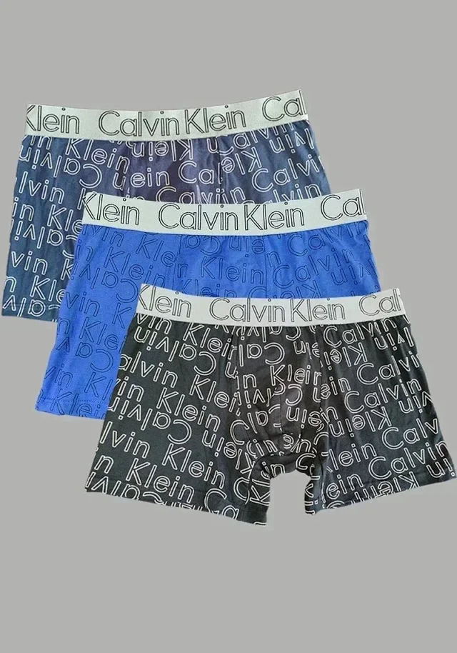 Calvin Klein Underwear Logo Print Boxer Briefs, 3-Pack product detail image 5