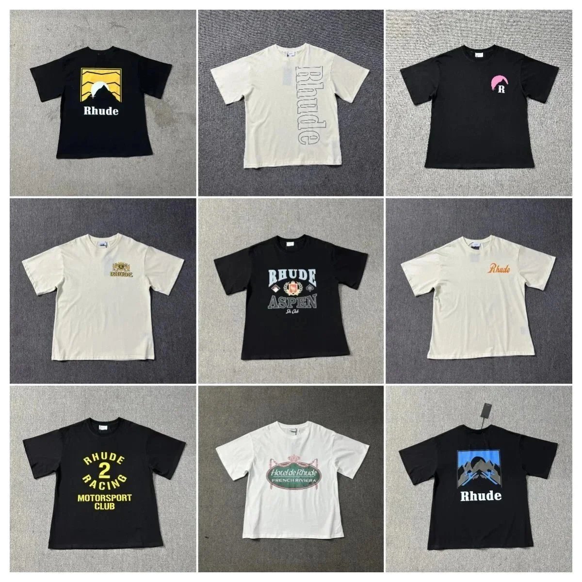 Rhude Logo Black Cas