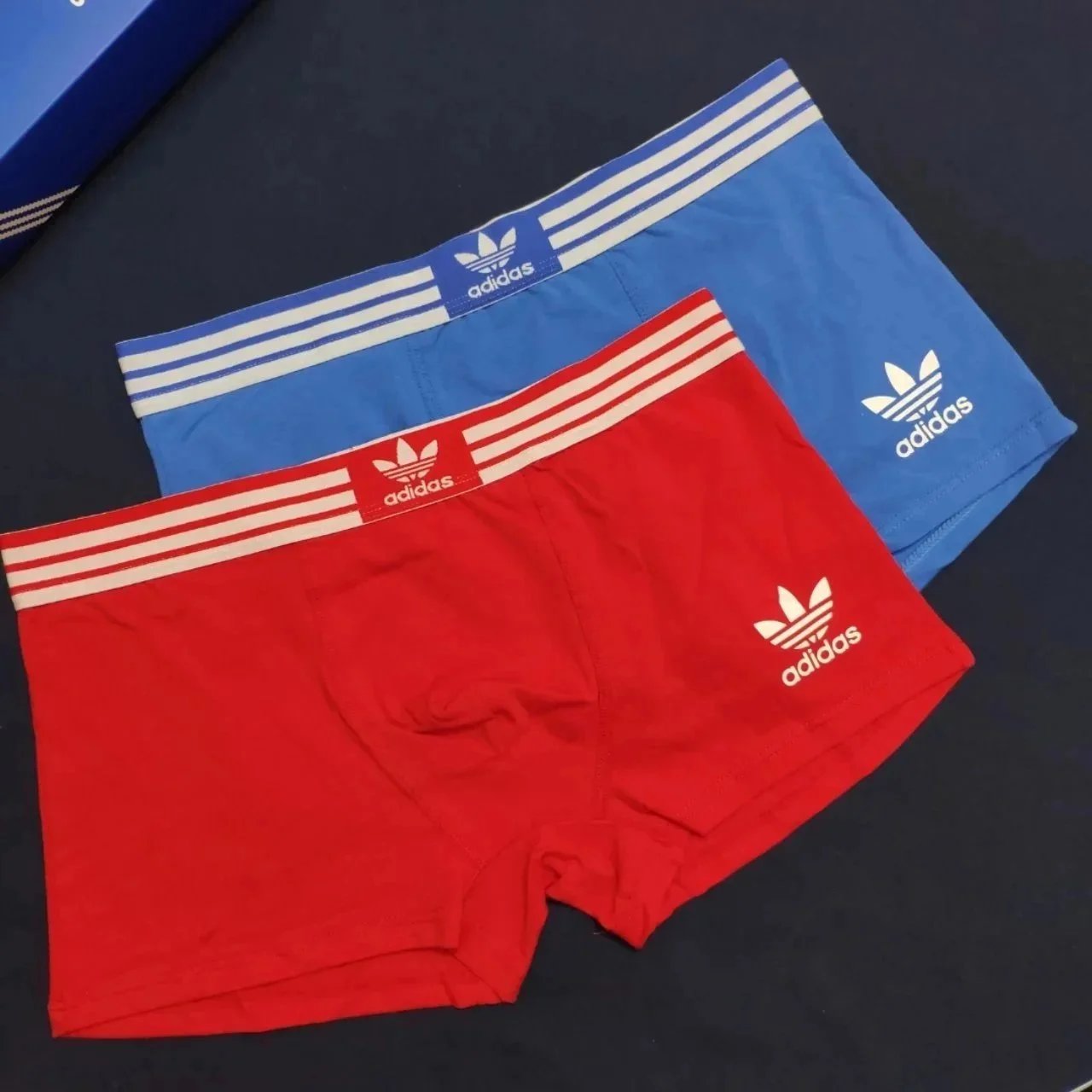 Adidas Underwear Boxer Briefs 4-Pack with Three-Stripe Waistbands image 2