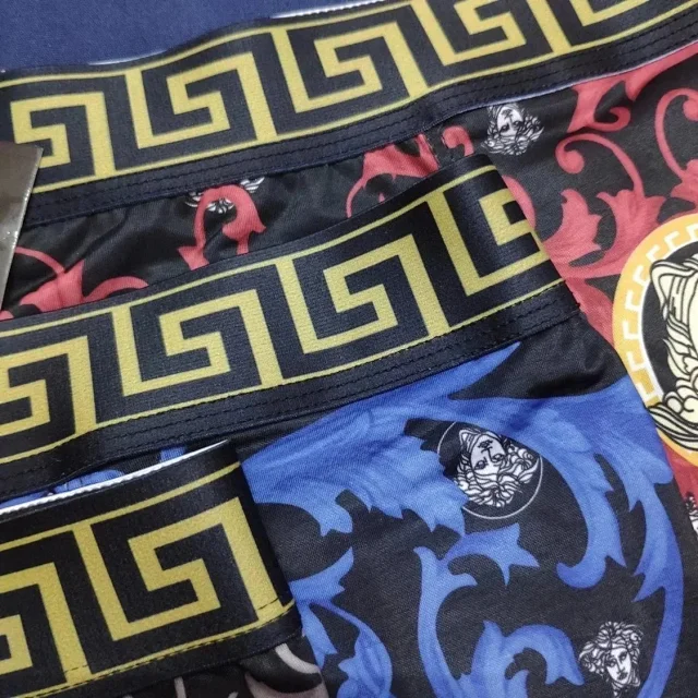 Versace Underwear Men's Baroque Medusa Print Boxer Briefs, 3-Pack product detail image 7