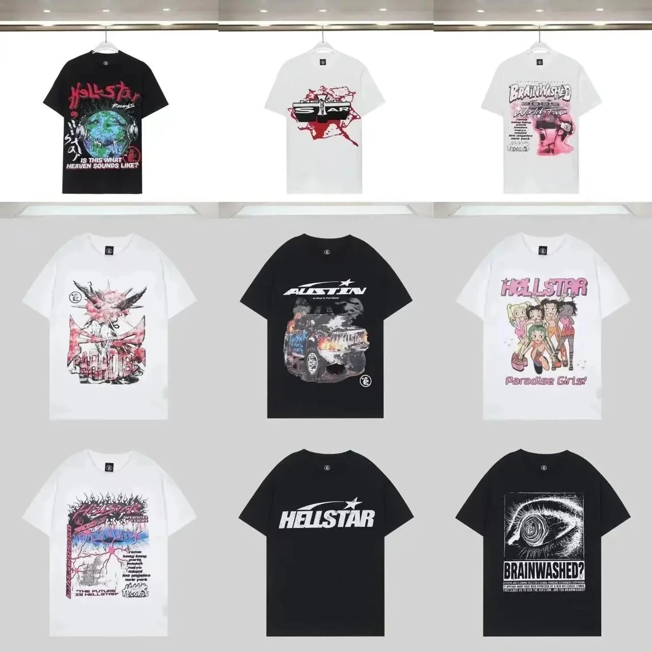 Hellstar Graphic Black Casual T-Shirt