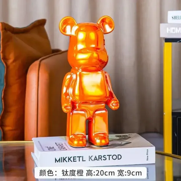 Medicom Toy Bearbrick Titanium Orange 200% Figure Accessories - 1