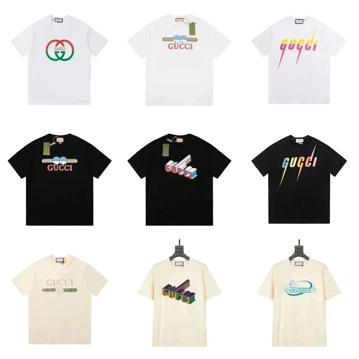 Gucci Logo Print Whi