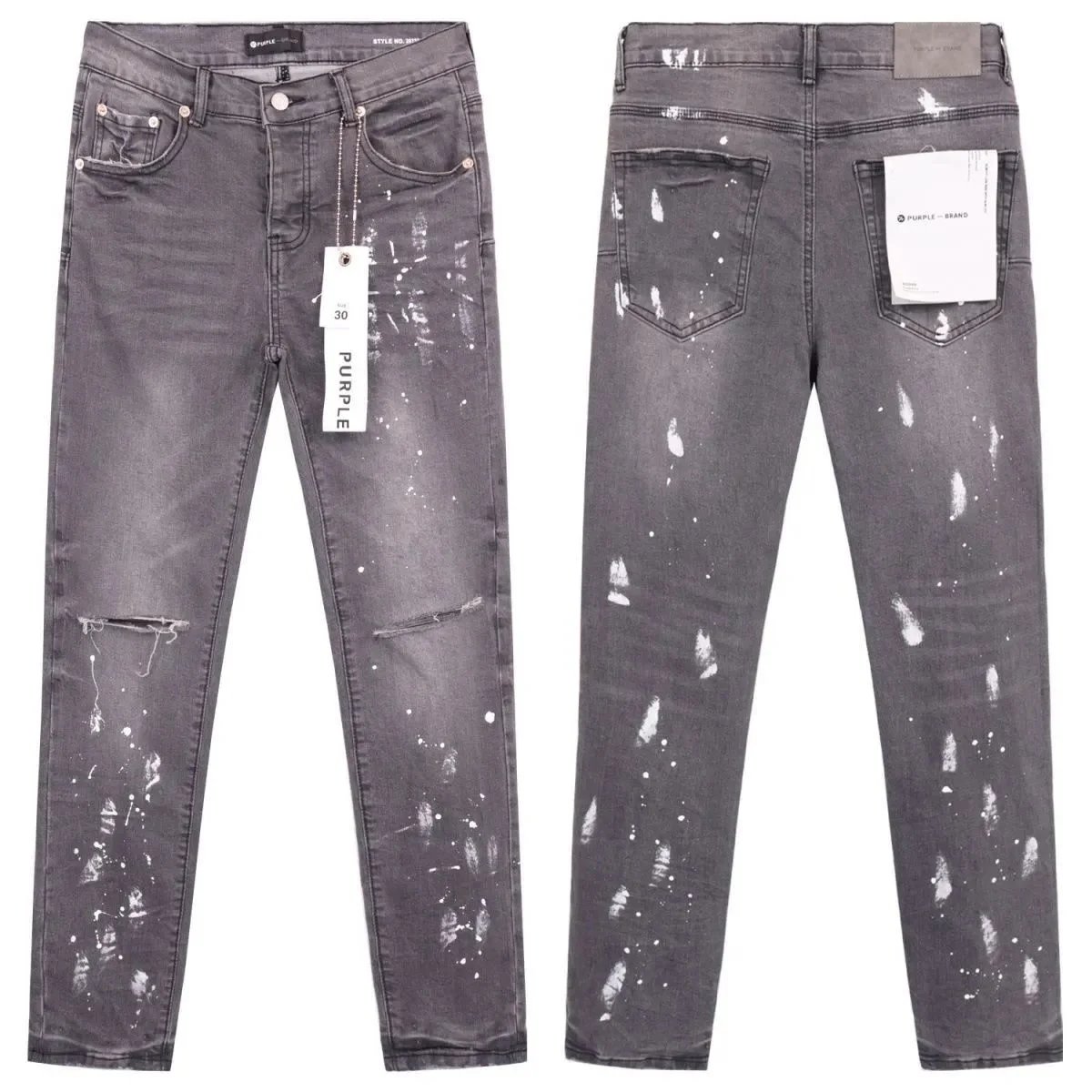 Purple Brand Jeans Slim-Fit — PB8188 smoky gray