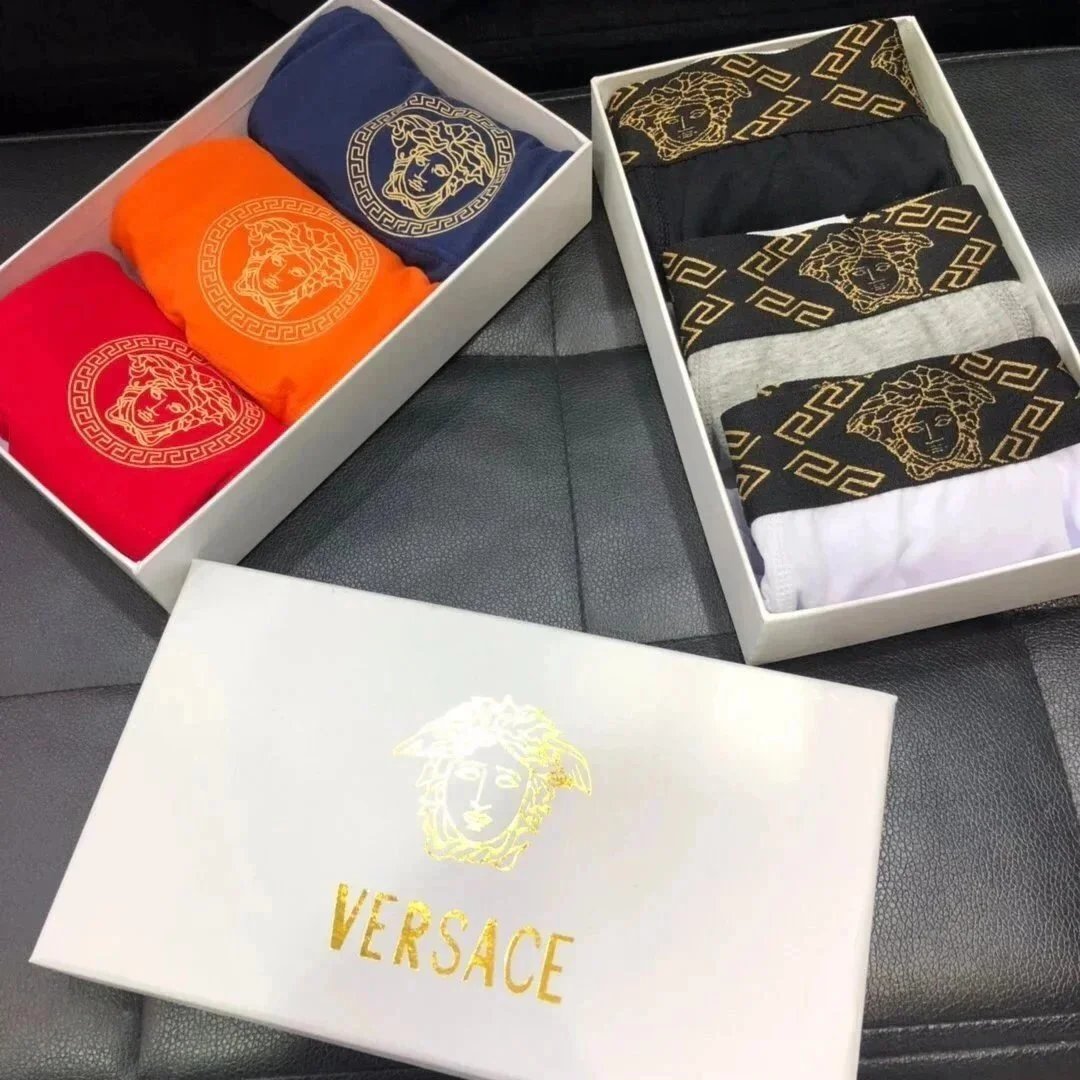 Versace Underwear Medusa and Greek Key Waistband Boxer Briefs image 2