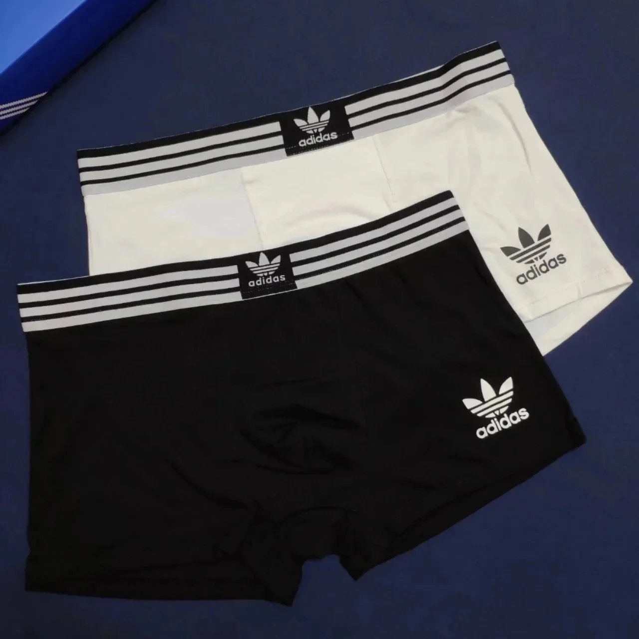 Adidas Underwear Boxer Briefs 4-Pack with Three-Stripe Waistbands image 3