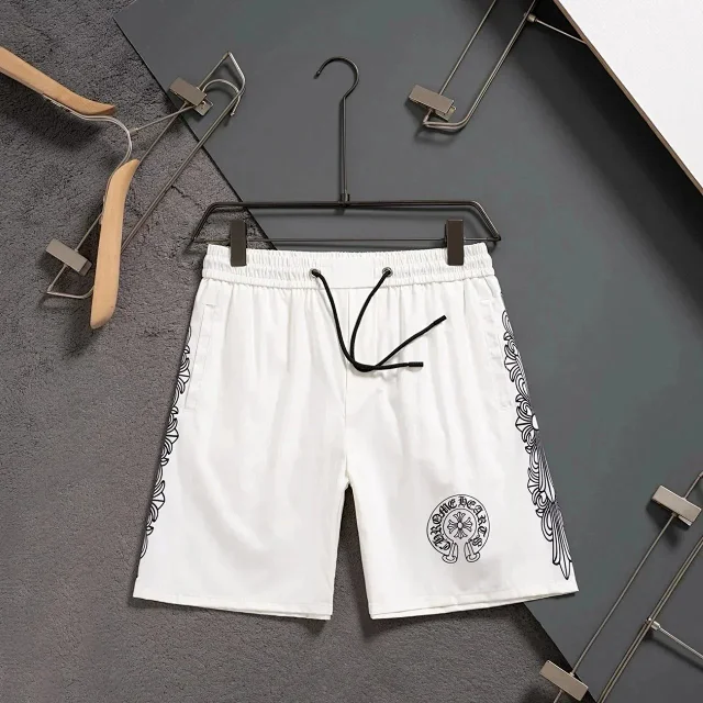 Chrome Hearts Shorts Elastic-Waist Drawstring with Floral Cross Print product detail image 3
