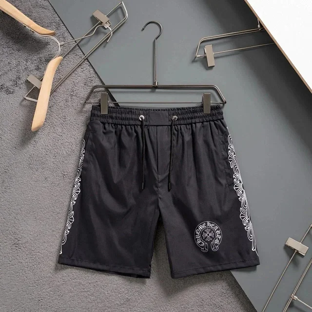 Chrome Hearts Shorts Elastic-Waist Drawstring with Floral Cross Print product detail image 5