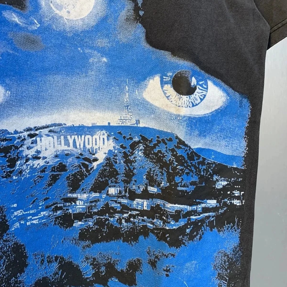 Godspeed Graphic Print Black Oversized T-Shirt - 29
