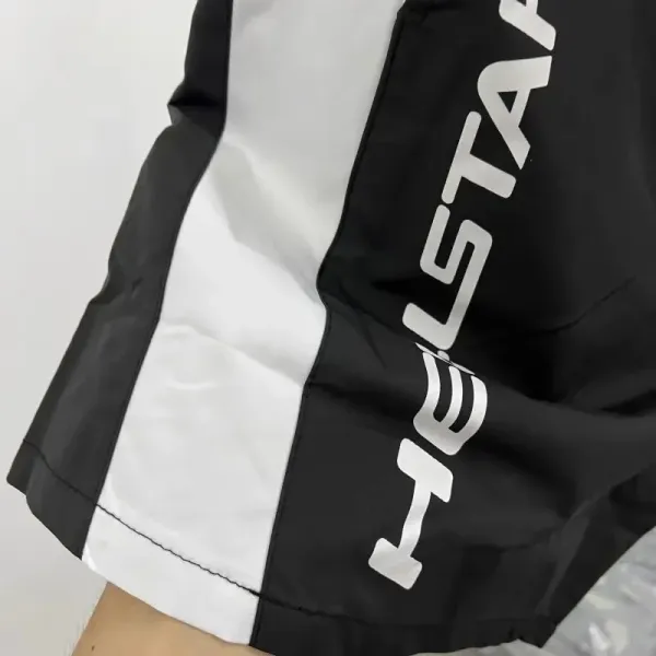 Hellstar Logo Side-Stripe Shorts Blue / White - 7