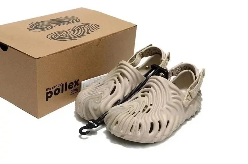 Crocs Sandals Pollex Clog — Crocs Polle-Beige