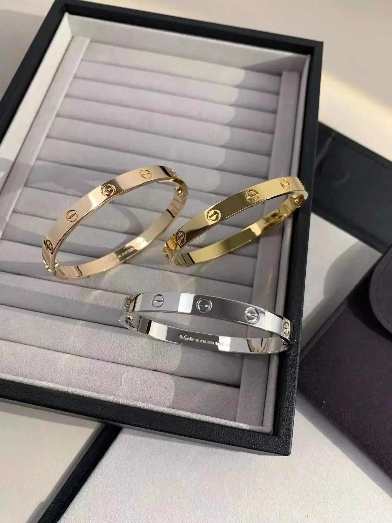 Cartier Love Bangle Gold Silver Classic Bracelet