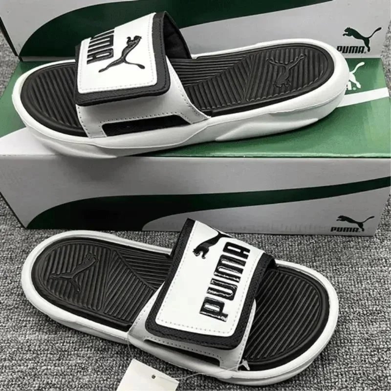 Puma Slide White Bla