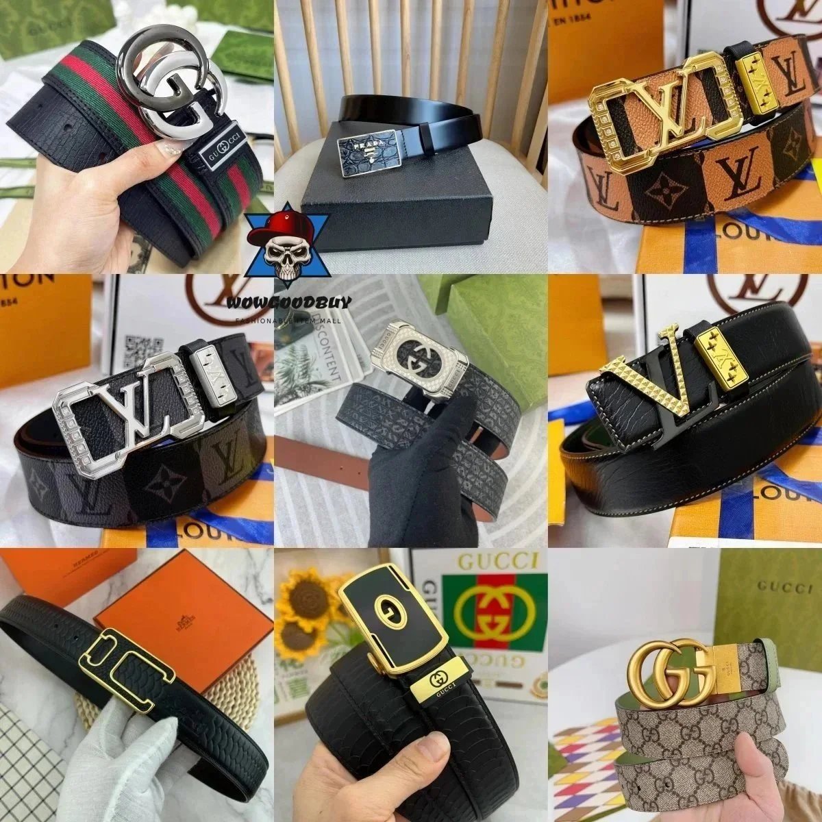 Gucci Leather Belt Black Fashionable Accessory