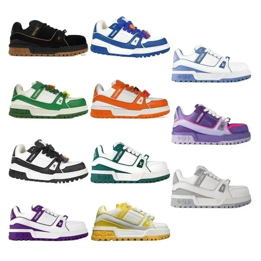 Louis Vuitton Trainer Multi Color Fashion Sneakers