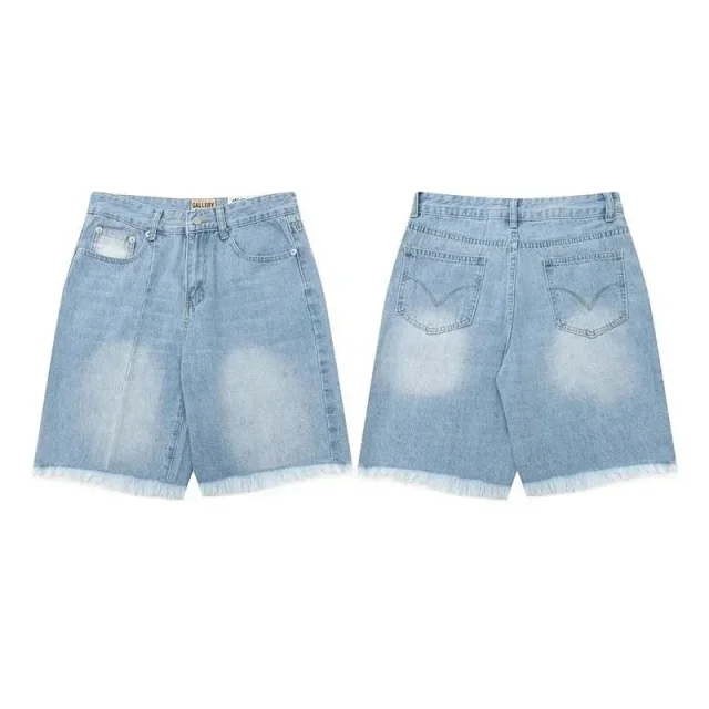 Gallery Dept. Shorts Distressed raw-hem denim product detail image 7