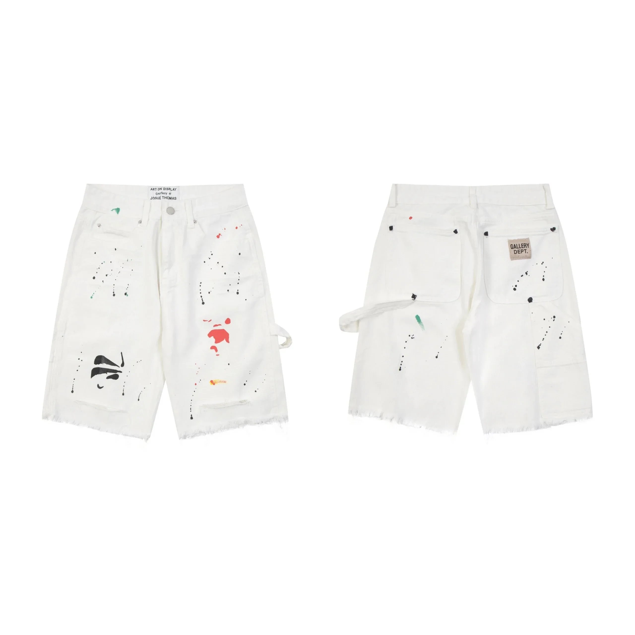 Gallery Dept. Shorts Distressed raw-hem denim image 8
