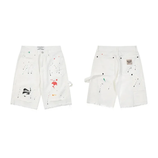 Gallery Dept. Shorts Distressed raw-hem denim product detail image 8