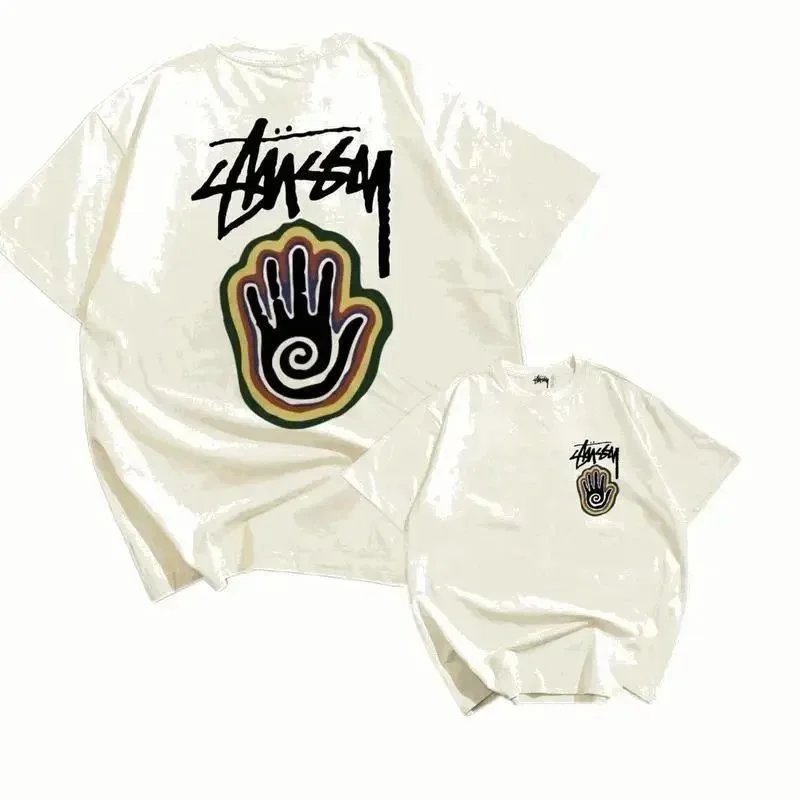 Stussy Hand Logo Whi