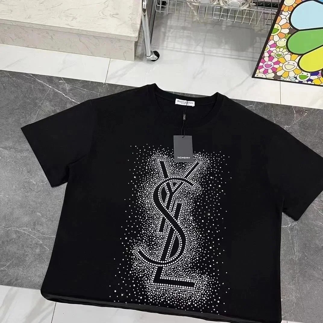 YSL Logo Black T-Shi