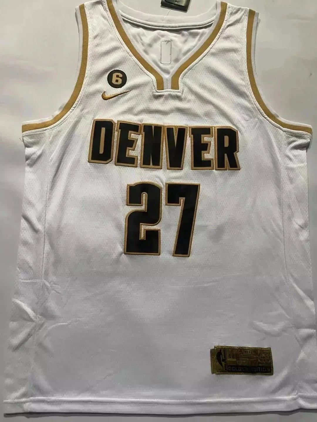 Mitchell & Ness Denver Nuggets Rainbow City Edition Jersey Black - 8