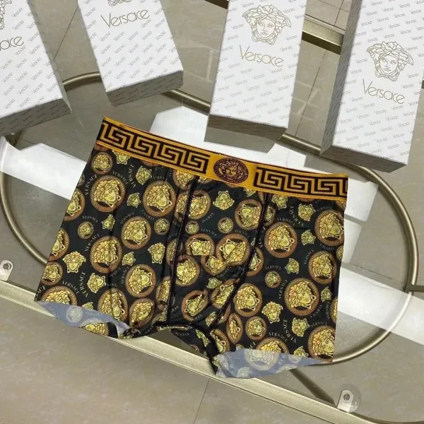 Versace Medusa Print Boxer Briefs Multicolor Underwear - 5