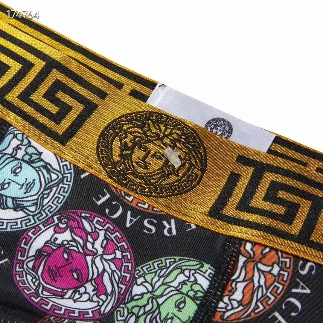 Versace Underwear Men's Medusa-print boxer briefs, 4-pack image 6