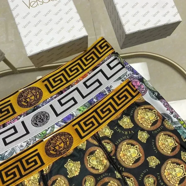 Versace Medusa Print Boxer Briefs Multicolor Underwear - 4