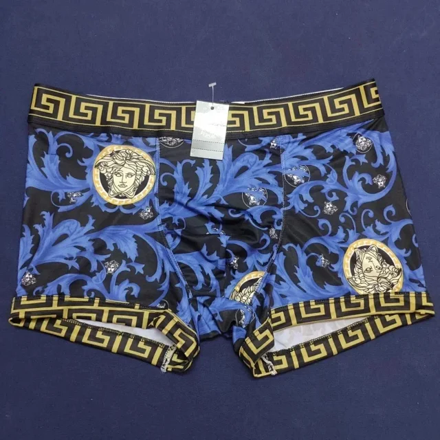 Versace Underwear Men's Baroque Medusa Print Boxer Briefs, 3-Pack product detail image 4