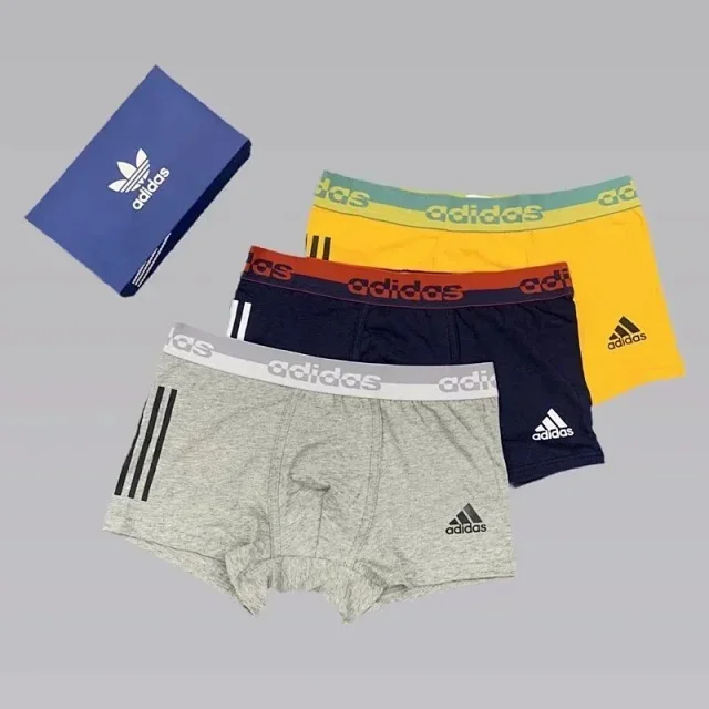 adidas Underwear Three-Stripe Boxer Briefs, 3-Pack product detail image 9