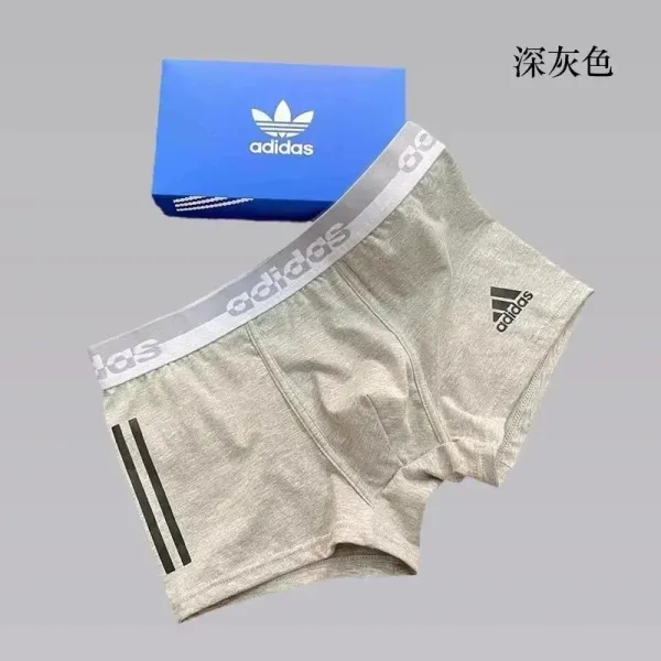 Adidas Originals Boxer Briefs Deep Gray Underwear - 4