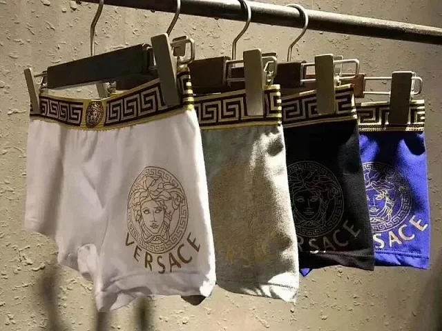 Versace Underwear Men's Medusa and Greek Key Boxer Briefs product detail image 2