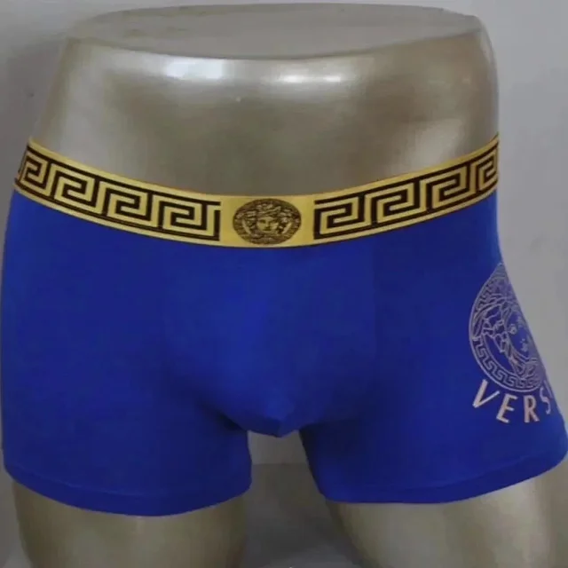 Versace Underwear Men's Medusa and Greek Key Boxer Briefs product detail image 6