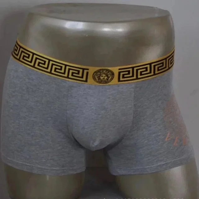 Versace Underwear Men's Medusa and Greek Key Boxer Briefs product detail image 5