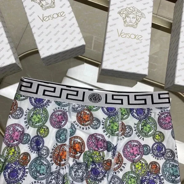 Versace Medusa Print Boxer Briefs Multicolor Underwear - 9