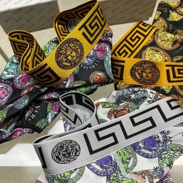 Versace Medusa Print Boxer Briefs Multicolor Underwear - 3