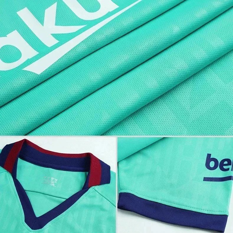 CBF Brazil National Team Third Jersey Blue Leopard Print Jersey - 5
