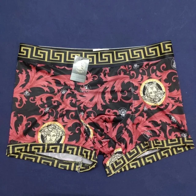 Versace Underwear Men's Baroque Medusa Print Boxer Briefs, 3-Pack product detail image 3