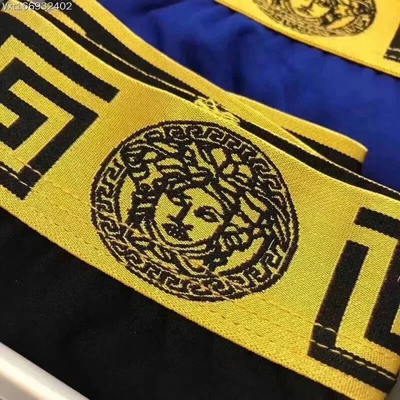 Versace Underwear Men's Medusa and Greek Key Boxer Briefs image 8